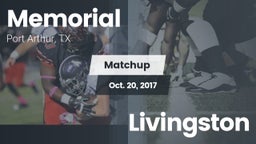 Matchup: Memorial  vs. Livingston 2017
