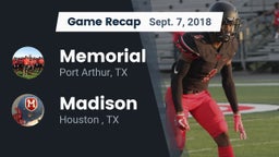 Recap: Memorial  vs. Madison  2018