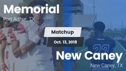 Matchup: Memorial  vs. New Caney  2018