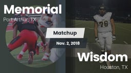 Matchup: Memorial  vs. Wisdom  2018
