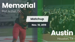 Matchup: Memorial  vs. Austin  2018