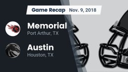 Recap: Memorial  vs. Austin  2018