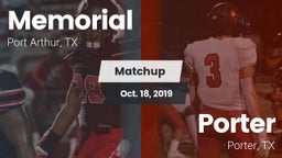Matchup: Memorial  vs. Porter  2019