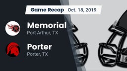 Recap: Memorial  vs. Porter  2019