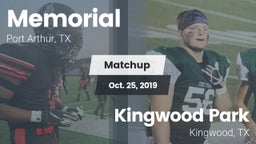 Matchup: Memorial  vs. Kingwood Park  2019