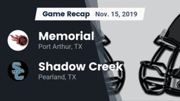 Recap: Memorial  vs. Shadow Creek  2019