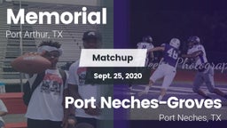 Matchup: Memorial  vs. Port Neches-Groves  2020