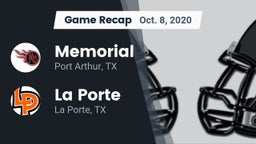 Recap: Memorial  vs. La Porte  2020