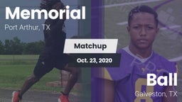 Matchup: Memorial  vs. Ball  2020