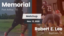 Matchup: Memorial  vs. Robert E. Lee  2020