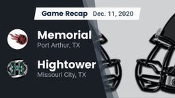 Recap: Memorial  vs. Hightower  2020