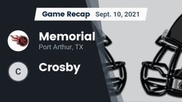 Recap: Memorial  vs. Crosby 2021
