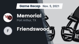 Recap: Memorial  vs. Friendswood 2021