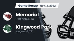 Recap: Memorial  vs. Kingwood Park  2022