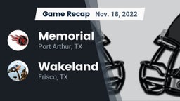 Recap: Memorial  vs. Wakeland  2022