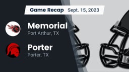 Recap: Memorial  vs. Porter  2023