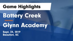 Battery Creek  vs Glynn Academy  Game Highlights - Sept. 24, 2019