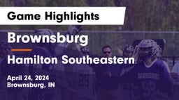 Brownsburg  vs Hamilton Southeastern  Game Highlights - April 24, 2024
