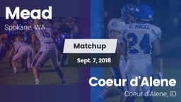 Matchup: Mead  vs. Coeur d'Alene  2018