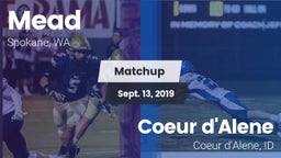 Matchup: Mead  vs. Coeur d'Alene  2019