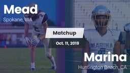 Matchup: Mead  vs. Marina  2019