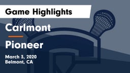 Carlmont  vs Pioneer  Game Highlights - March 3, 2020