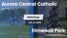 Matchup: Aurora Central Catho vs. Elmwood Park  2016