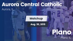 Matchup: Aurora Central Catho vs. Plano  2019