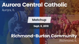 Matchup: Aurora Central Catho vs. Richmond-Burton Community  2019