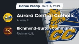 Recap: Aurora Central Catholic vs. Richmond-Burton Community  2019