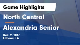 North Central  vs Alexandria Senior  Game Highlights - Dec. 2, 2017
