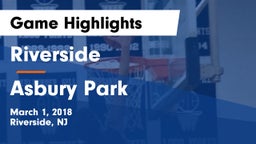 Riverside  vs Asbury Park  Game Highlights - March 1, 2018