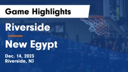 Riverside  vs New Egypt Game Highlights - Dec. 14, 2023