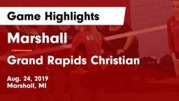 Marshall  vs Grand Rapids Christian  Game Highlights - Aug. 24, 2019