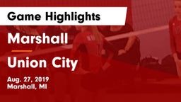 Marshall  vs Union City Game Highlights - Aug. 27, 2019