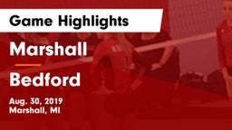 Marshall  vs Bedford Game Highlights - Aug. 30, 2019