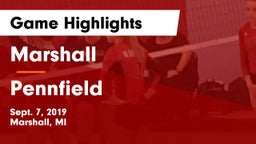 Marshall  vs Pennfield Game Highlights - Sept. 7, 2019