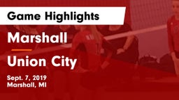 Marshall  vs Union City Game Highlights - Sept. 7, 2019
