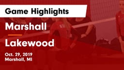 Marshall  vs Lakewood  Game Highlights - Oct. 29, 2019
