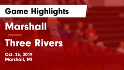 Marshall  vs Three Rivers  Game Highlights - Oct. 26, 2019