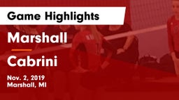 Marshall  vs Cabrini Game Highlights - Nov. 2, 2019