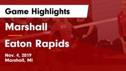 Marshall  vs Eaton Rapids Game Highlights - Nov. 4, 2019