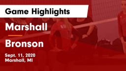Marshall  vs Bronson  Game Highlights - Sept. 11, 2020