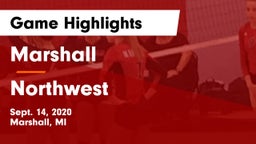Marshall  vs Northwest Game Highlights - Sept. 14, 2020