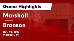 Marshall  vs Bronson Game Highlights - Oct. 10, 2020
