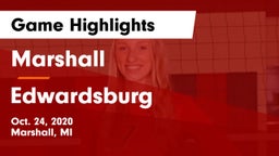 Marshall  vs Edwardsburg Game Highlights - Oct. 24, 2020