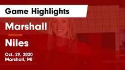 Marshall  vs Niles Game Highlights - Oct. 29, 2020