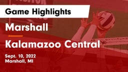 Marshall  vs Kalamazoo Central Game Highlights - Sept. 10, 2022