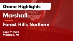 Marshall  vs Forest Hills Northern Game Highlights - Sept. 9, 2023