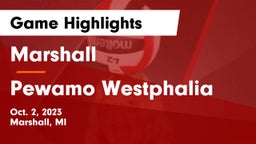 Marshall  vs Pewamo Westphalia Game Highlights - Oct. 2, 2023